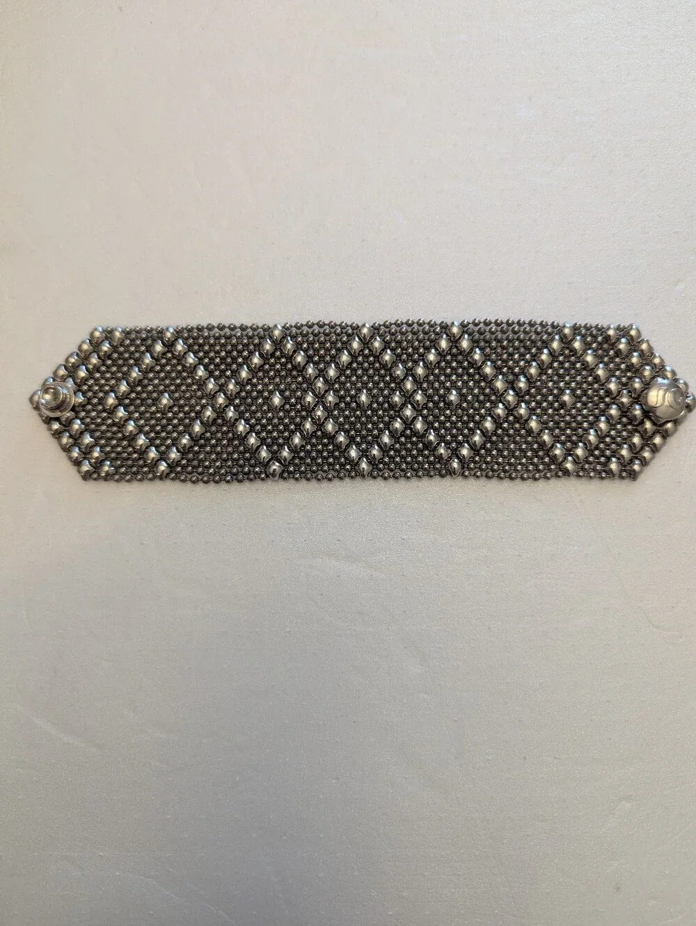 Silver-Tone Beaded Statement Bracelet - Women's Jewelry